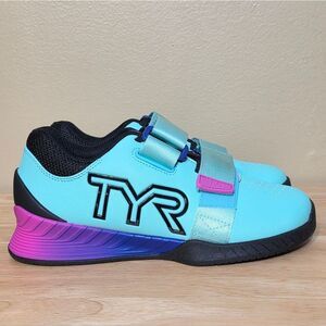 TYR L-1 Lifter Weightlifting Shoes Mint Pink Purple Women's Size 7